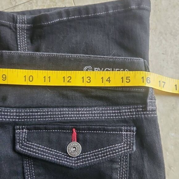 63 Guess black Sophie Skinny bootcut jeans - Picture 7 of 8